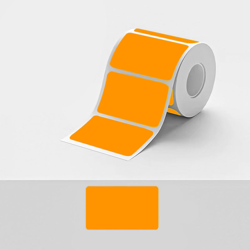 Etiquetas Adhesivas Térmicas 50x30mm Rollo 1000u Naranja