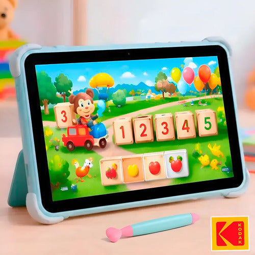 Tableta Infantil 10.1 Para Niños Wifi Kodak 4+64gb Dual Cam