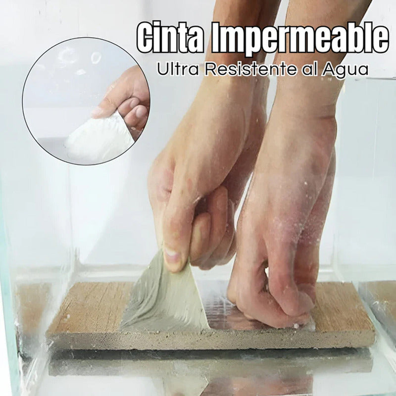 Cinta Sellador Techo Butilo Gotera Impermeable 50mm X 5mts