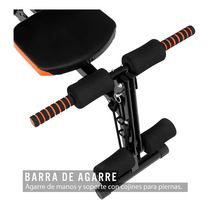 Banco Fitness Abdominales Multifuncional Ejercicios Six Pack