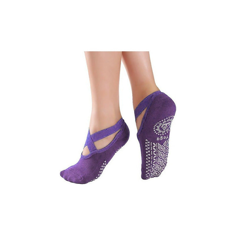 Pack 3 Calcetines Yoga Antideslizantes Transpirables Cruz