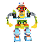 Bloques Set De Construccion Autos Y Robot 85 Piezas Niños