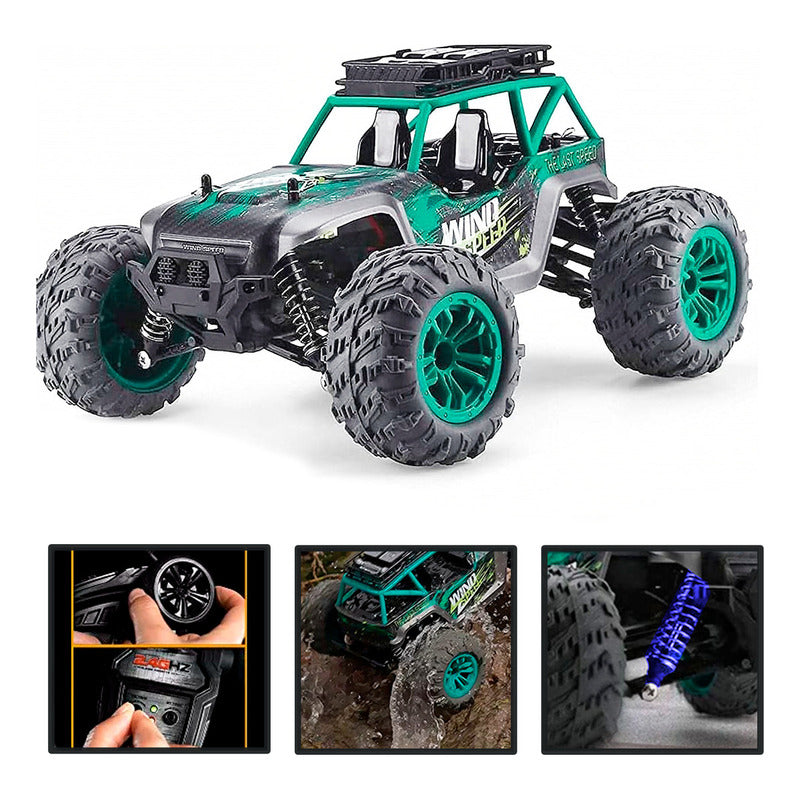 Auto A Control Remoto Offroad Wind Speed 2.4ghz Rustico