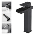 Llave Monomando Grifo Lavamanos Estilo Cascada Moderna Acero Inoxidable