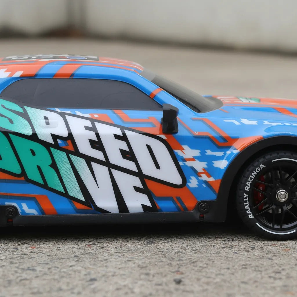 Auto Drift 4x4 Con Control Y Luces 2.4gz Speed Drive Dodge De 30cm