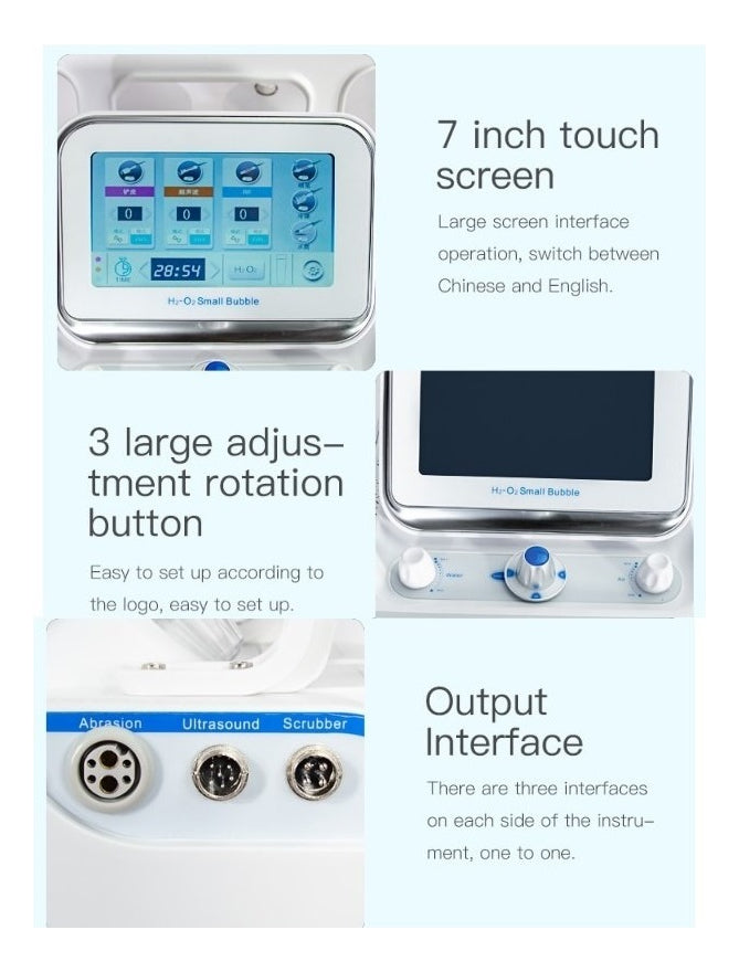 Máquina Hydrofacial 6 En 1 Profesional Dermoabrasión Klinik Mixta