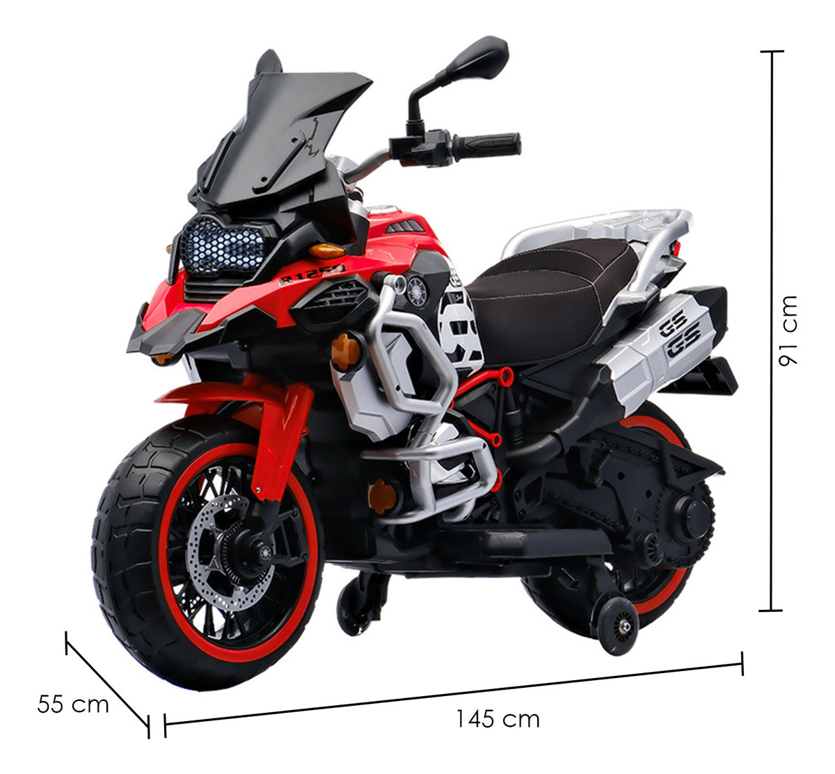 Moto Eléctrica Montable Niños Tipo Bmw Grande Bateria Duradera