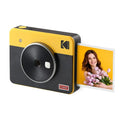 Camara Instantanea Kodak Mini Shot 3 Retro C300R Blanca – Impresora Bluetooth 2 en 1 + 8 Fotos