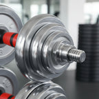 Set De Mancuernas Cromadas Ajustables 20Kg Con Maletin