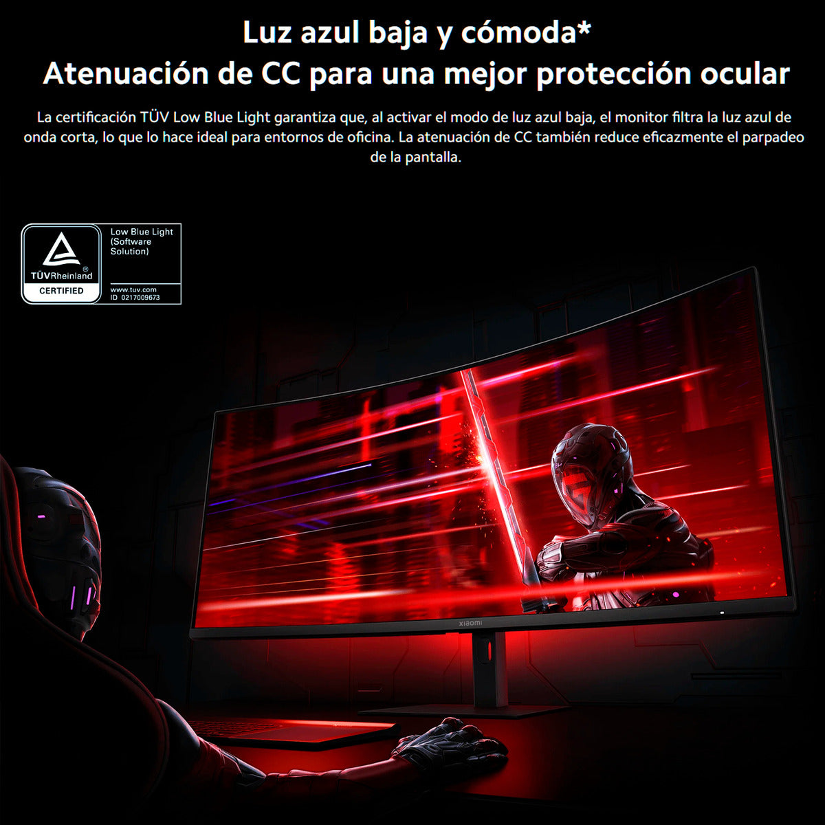 Xiaomi Monitor Curvo Gamer G34wqi 34 2k Ultrawide 180hz Negro