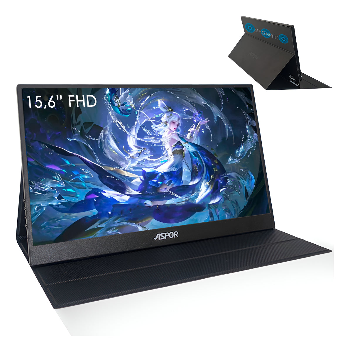 Monitor Portatil Con Pantalla De 15.6 Pulgadas 60Ghz Full Hd