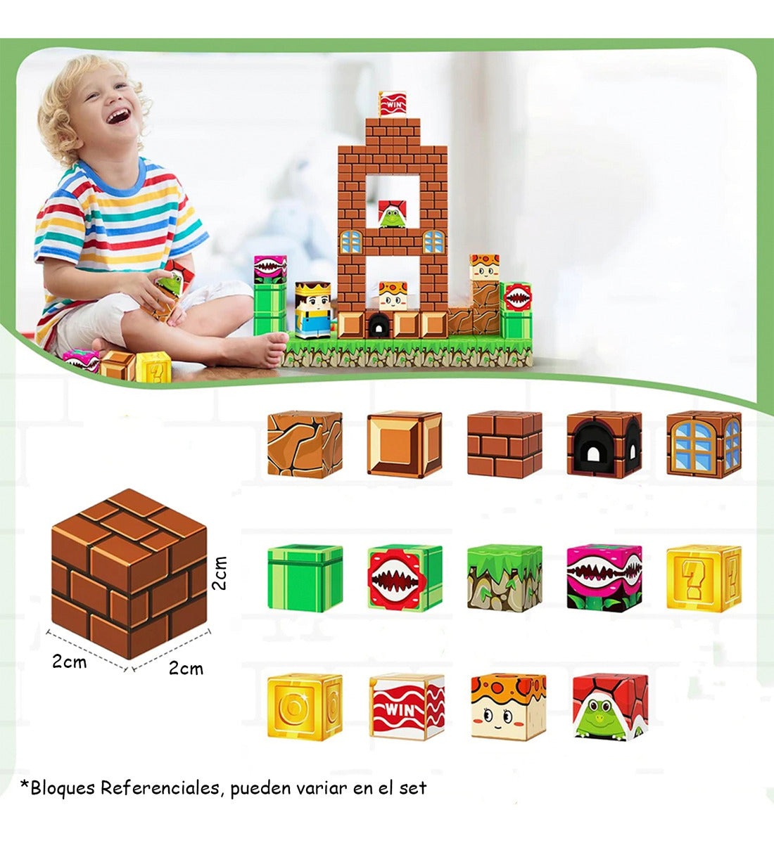 Bloques Magneticos De 100 Piezas Construccion Juguete Didactico