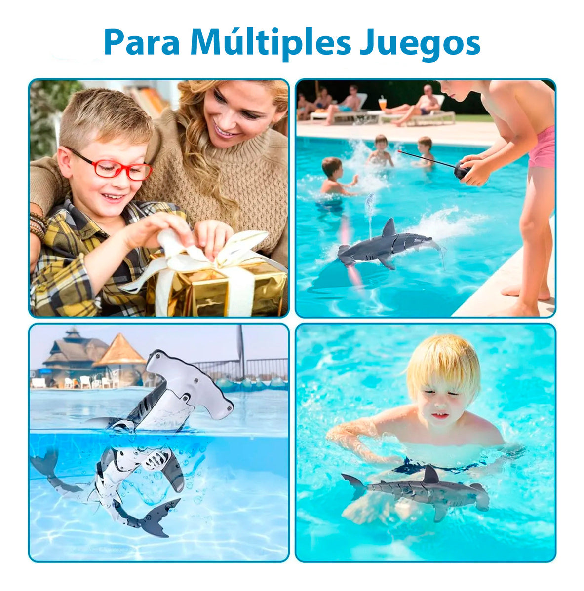 Tiburón Martillo Control Remoto A Prueba De Agua Recargable