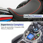 Moto Eléctrica Montable Policia 12v Doble Motor Con Luces Led