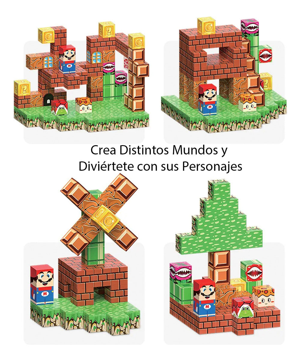 Bloques Magneticos De 100 Piezas Construccion Juguete Didactico