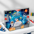Mesa Y Silla Didáctica 6 En 1 Puzzle Pizarra Dibujos 160pcs