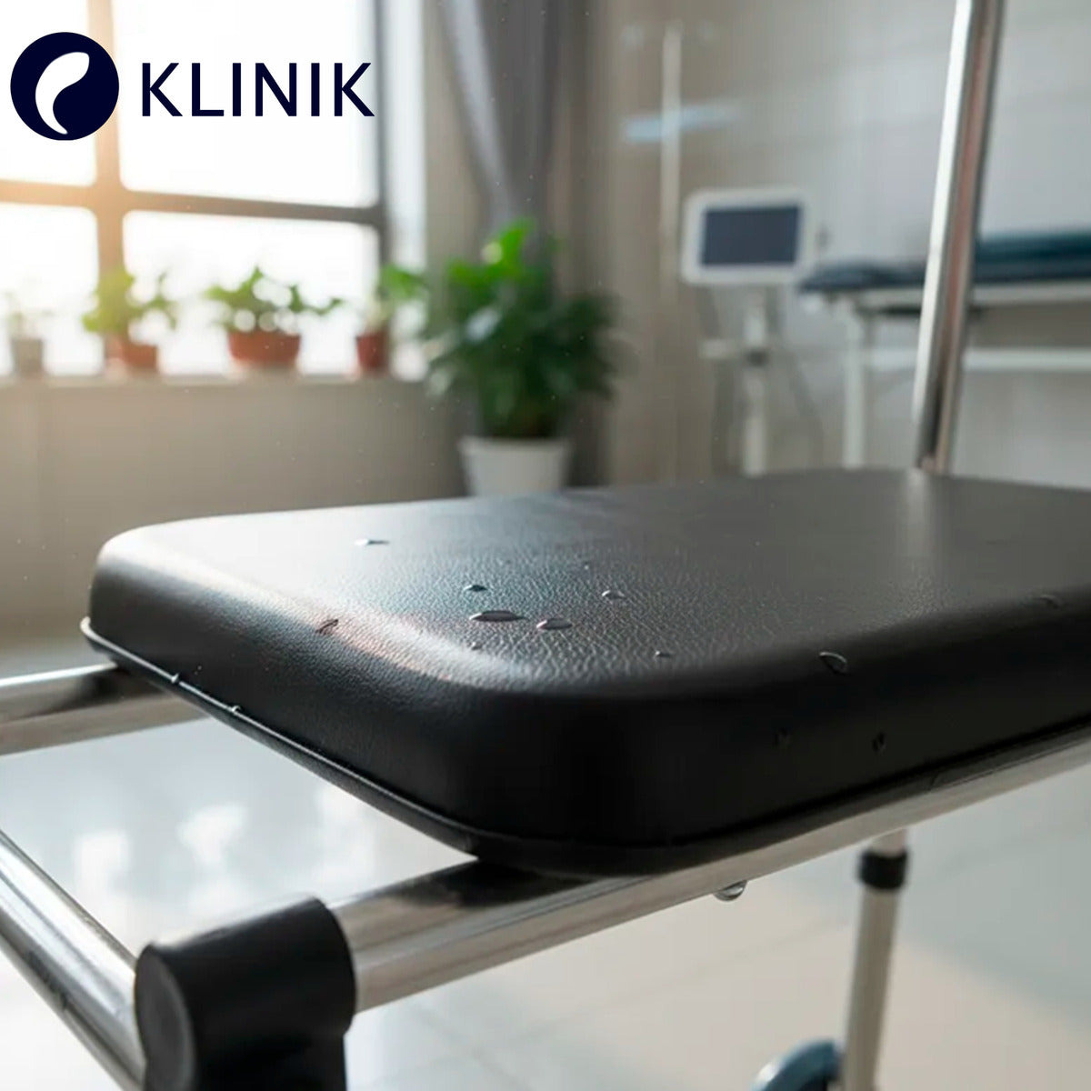 Andador Plegable con Asiento y Ruedas KLINIK - Aluminio Reforzado 150kg