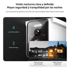 Xiaomi Solar Outdoor Camera 2,5k Qhd Bw400 Pro + Hub 2,4ghz Blanco