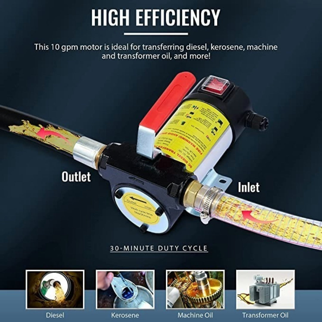 Kit Bomba Trasvasije Diesel 12v Motor Pistola Bencina