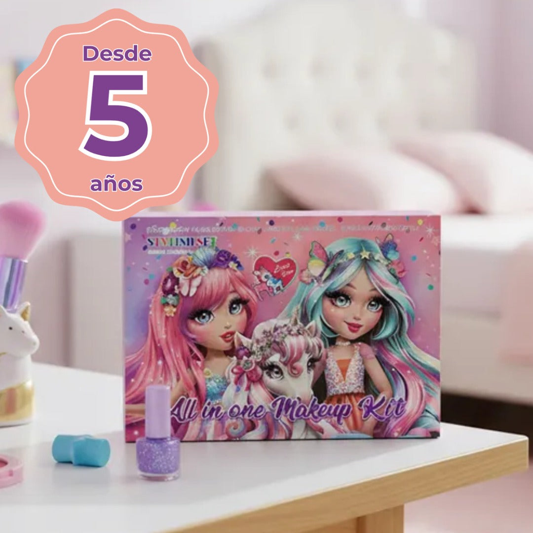 Set De Maquillaje Cosmeticos De 42 Piezas Kit De Belleza Niñas