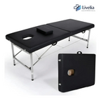 Camilla De Masajes Plegable Profesional Cama De Acero Soporta 200kg