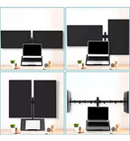 Soporte Escritorio Monitor Notebook Triple 10 a 32 Pulgadas Con Brazo