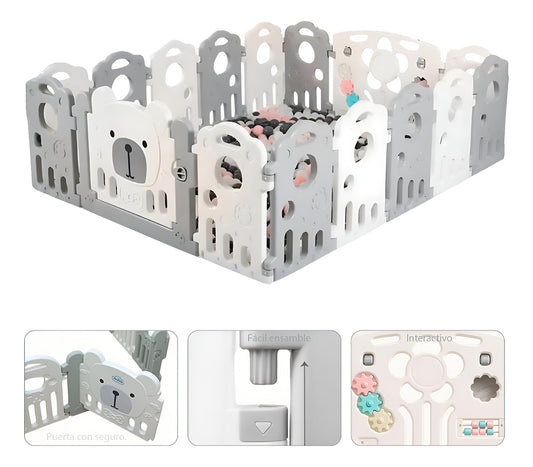 Corral Juegos Bebe Infantil Nubo Premium De 155x192cm Armable