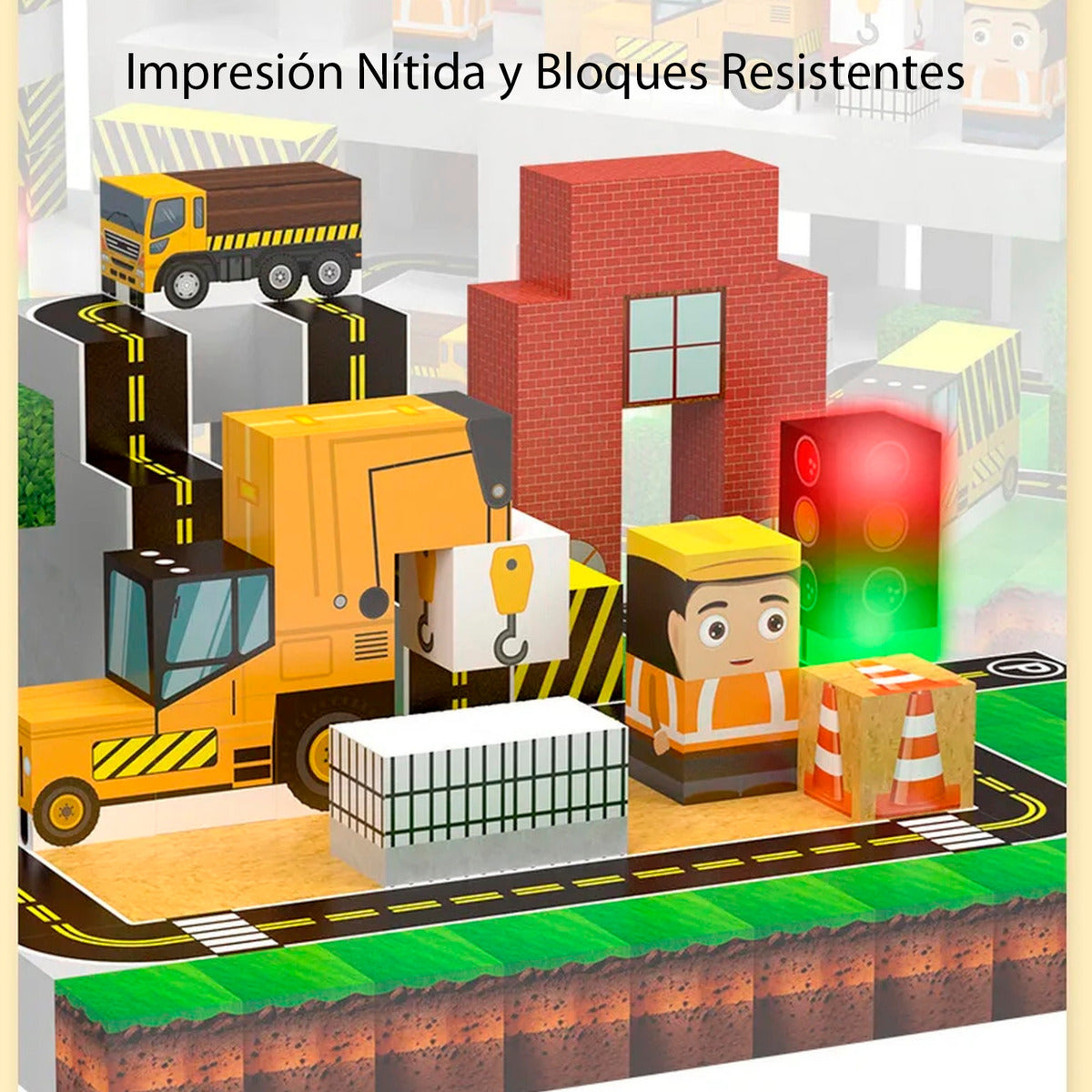 Bloques Magnéticos Tipo Minecraft 138 Pcs Con 2 Bloques De Luz