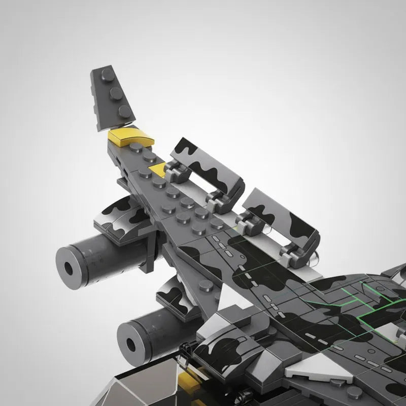 Juguete De Bloques De Construcción Avión Caza Robot De Batalla 549 Pcs