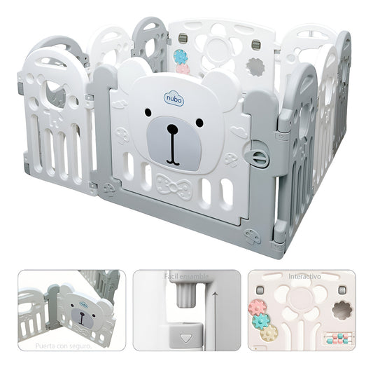 Corral Armable Bebe Nubo Seguridad Paneles De 120x120cm