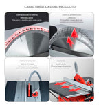 Sierra De Banco Vertical Mesa Herramienta De 2400w 4500rpm Con Disco 254mm
