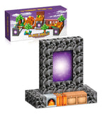 Bloques Magnéticos Tipo Minecraft 204 Pcs Mundo Portales 204 Bosque