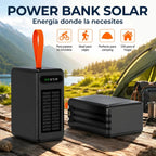 Power Bank Solar 80.000mah Bateria Portatil  Carga Rapida 22.5w