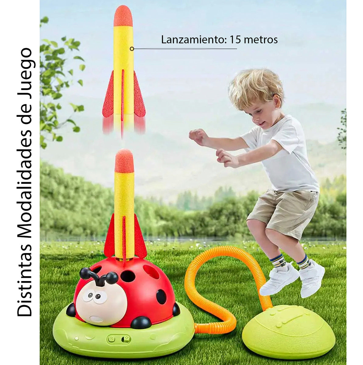 Juguete Didactico 3 en 1 Chinita Musica Salto Ejercicios Niños