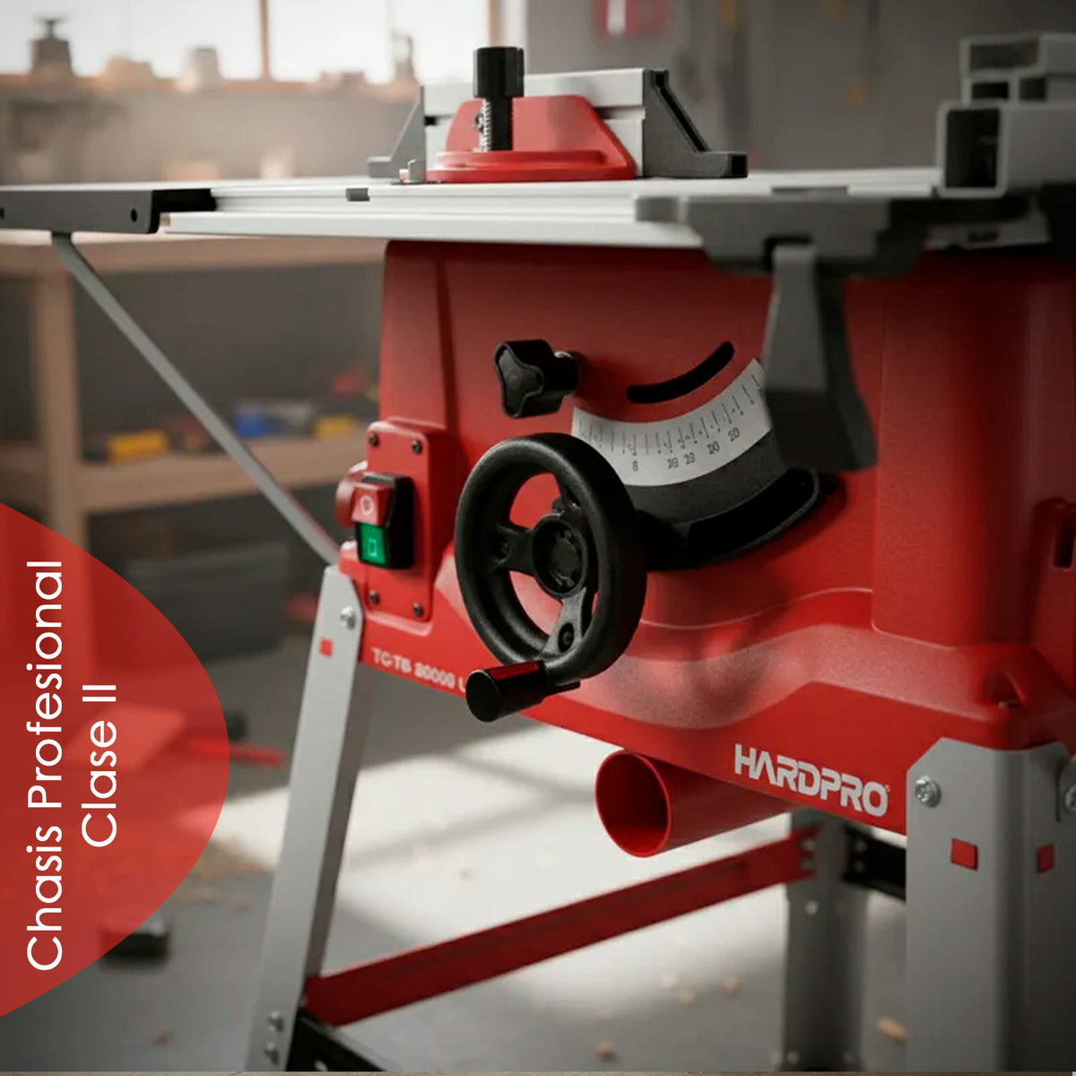 Sierra De Banco Vertical Mesa Herramienta De 2400w 4500rpm Con Disco 254mm