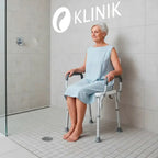Silla De Baño Ducha Con Apoya Brazos Antideslizante Portatil Livelia