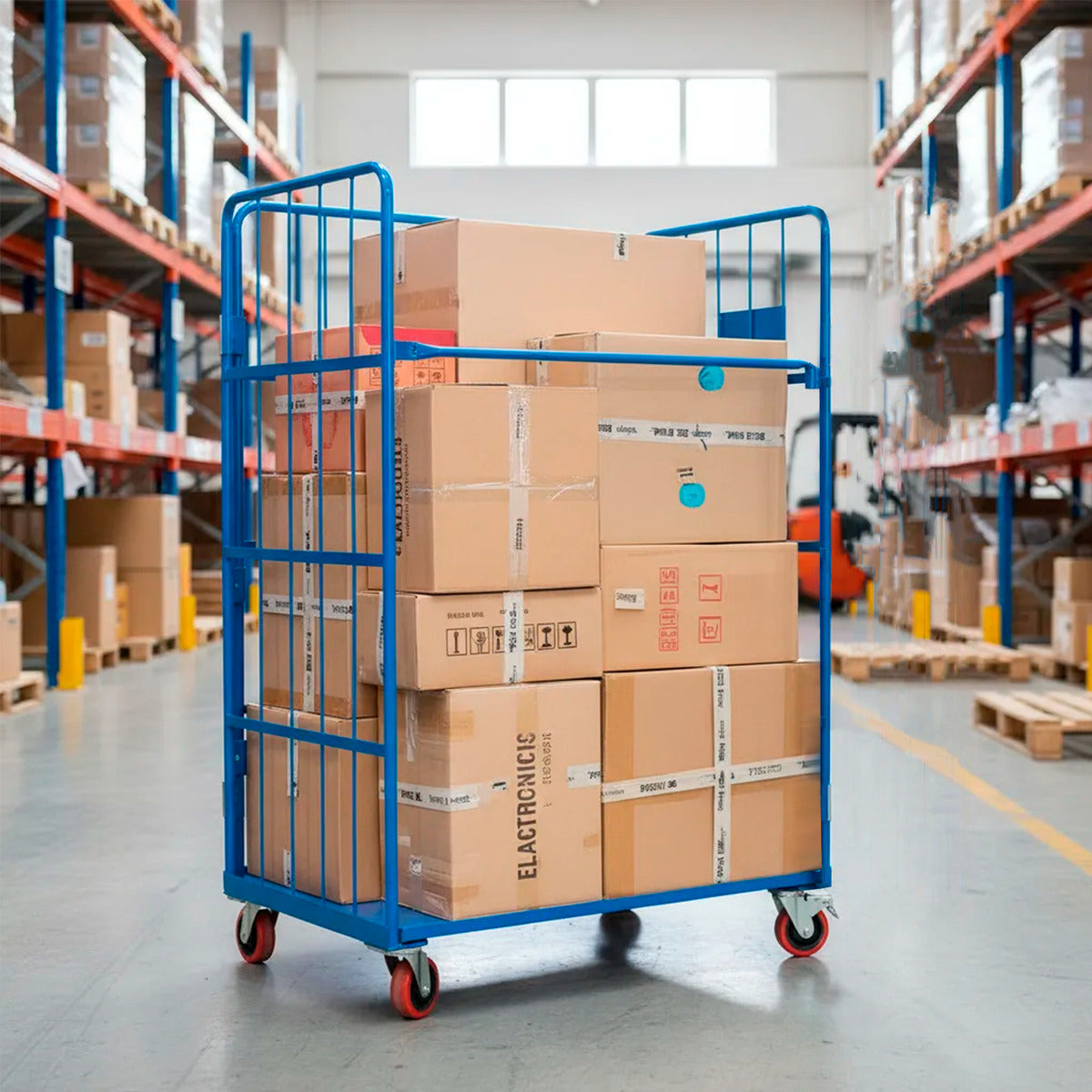 Carro Picking De Carga Para Bodega Plegable Acero 500kg