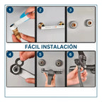 Llave Grifo Monomando Tina Con Ducha Acabado Mate Negro