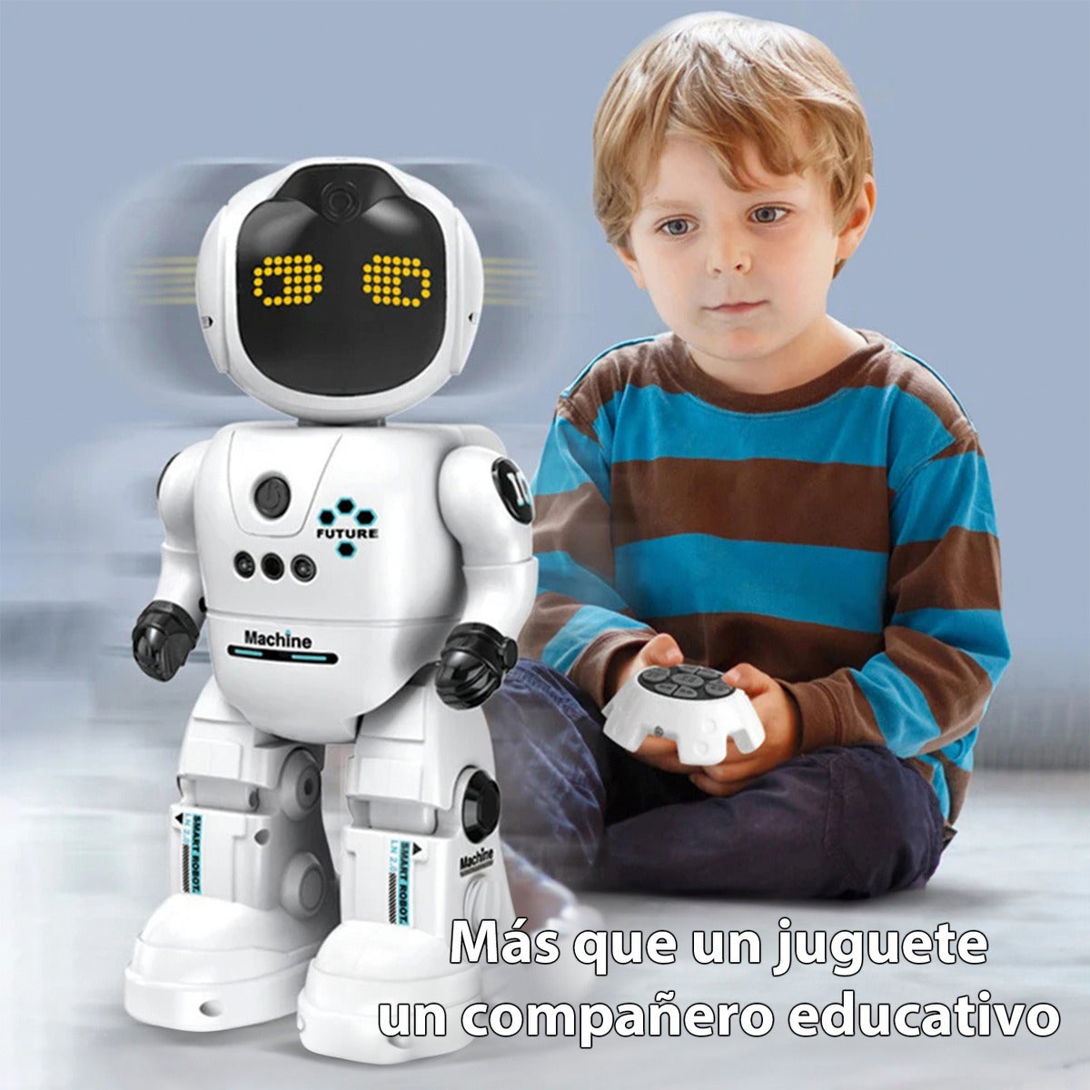 Robot Niños Inteligente Interactivo Control Aprendes Ingles