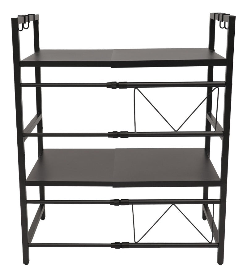 Estante Microondas Extensible 2 Niveles Metalico Cocina Organizador