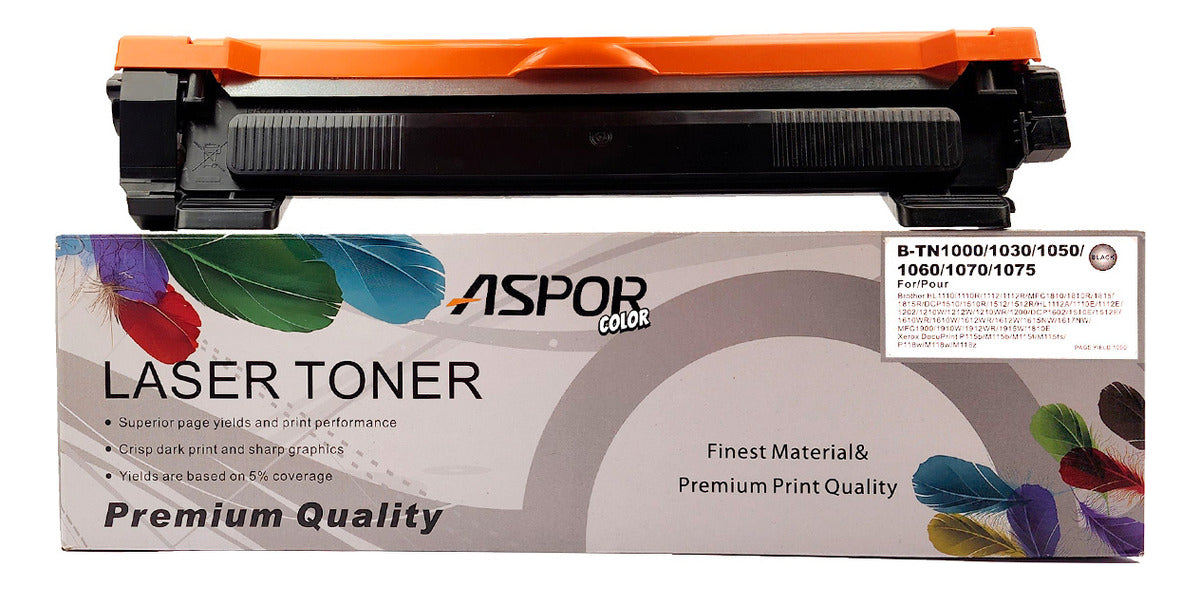 Toner Para Brother Tn1060 Hl1212 Hl1202 Dcp1602 Dcp161 Negro