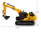 Juguete Armable Excavadora 1022 Pzs Didáctico Escala 1:26