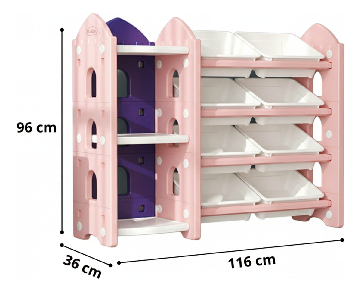 Organizador De Juguetes Mediano Nubo 8 Cestas