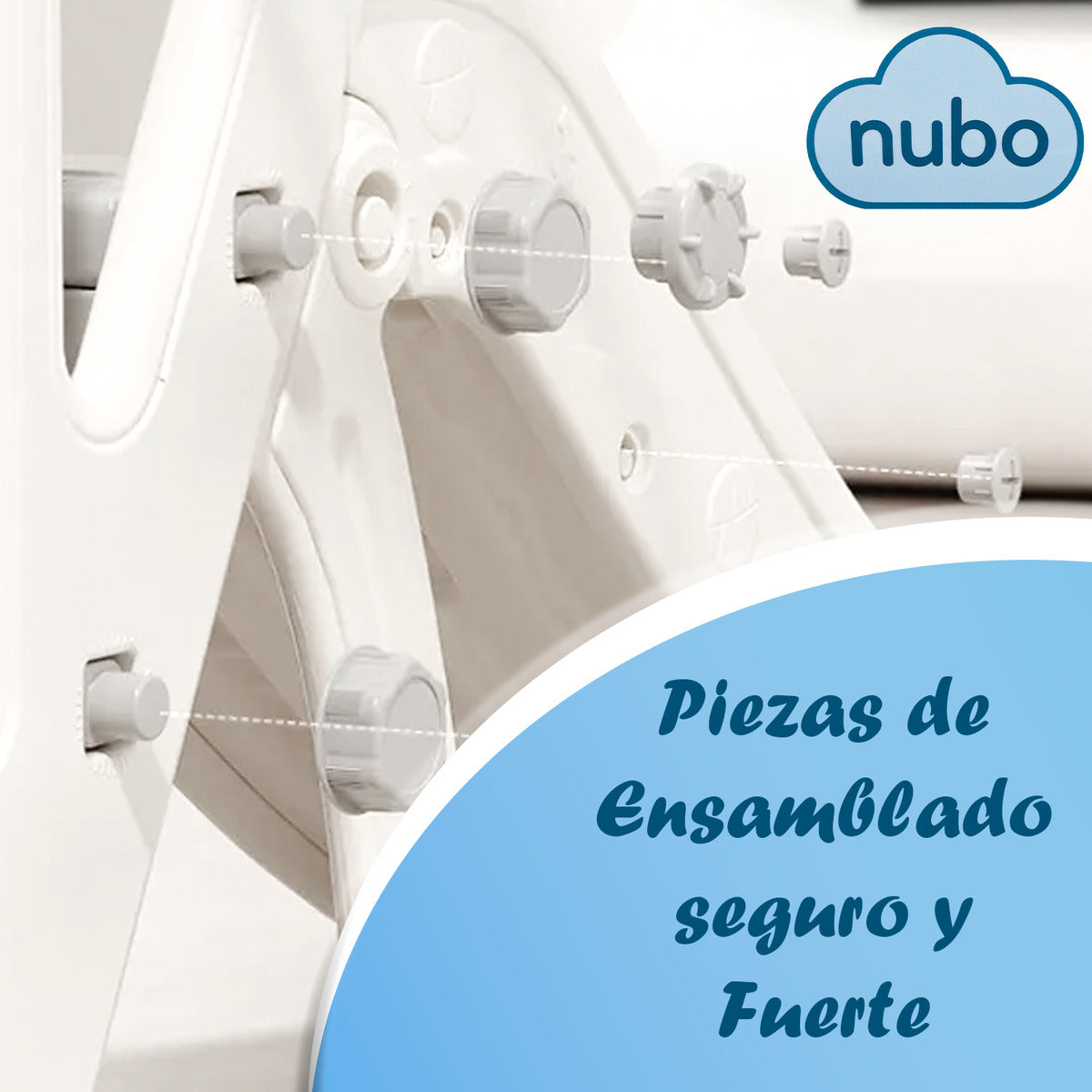 Columpio Bebé Ajustable Nubo De 4 Niveles Altura Juegos