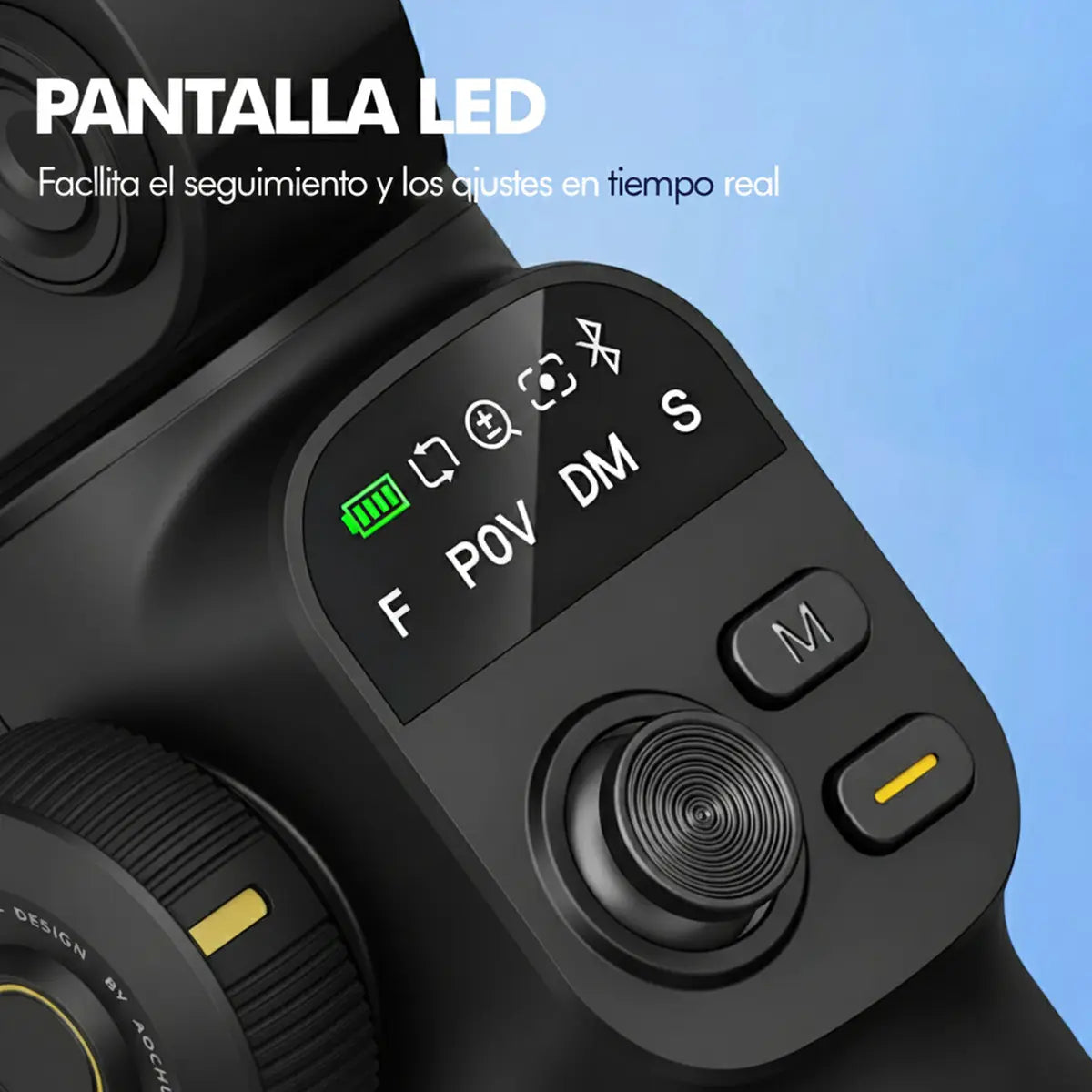 Estabilizador Gimbal De 3 ejes con Barra Extensible y Trípode Smart X2 para Celulares Smartphone