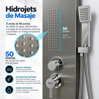 Ducha Columna Con Panel De3 Jets Con Hidromasaje 153x22x45