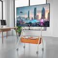 Soporte Tv Pedestal Rack Movil Con Ruedas 32 A 75 Vesa
