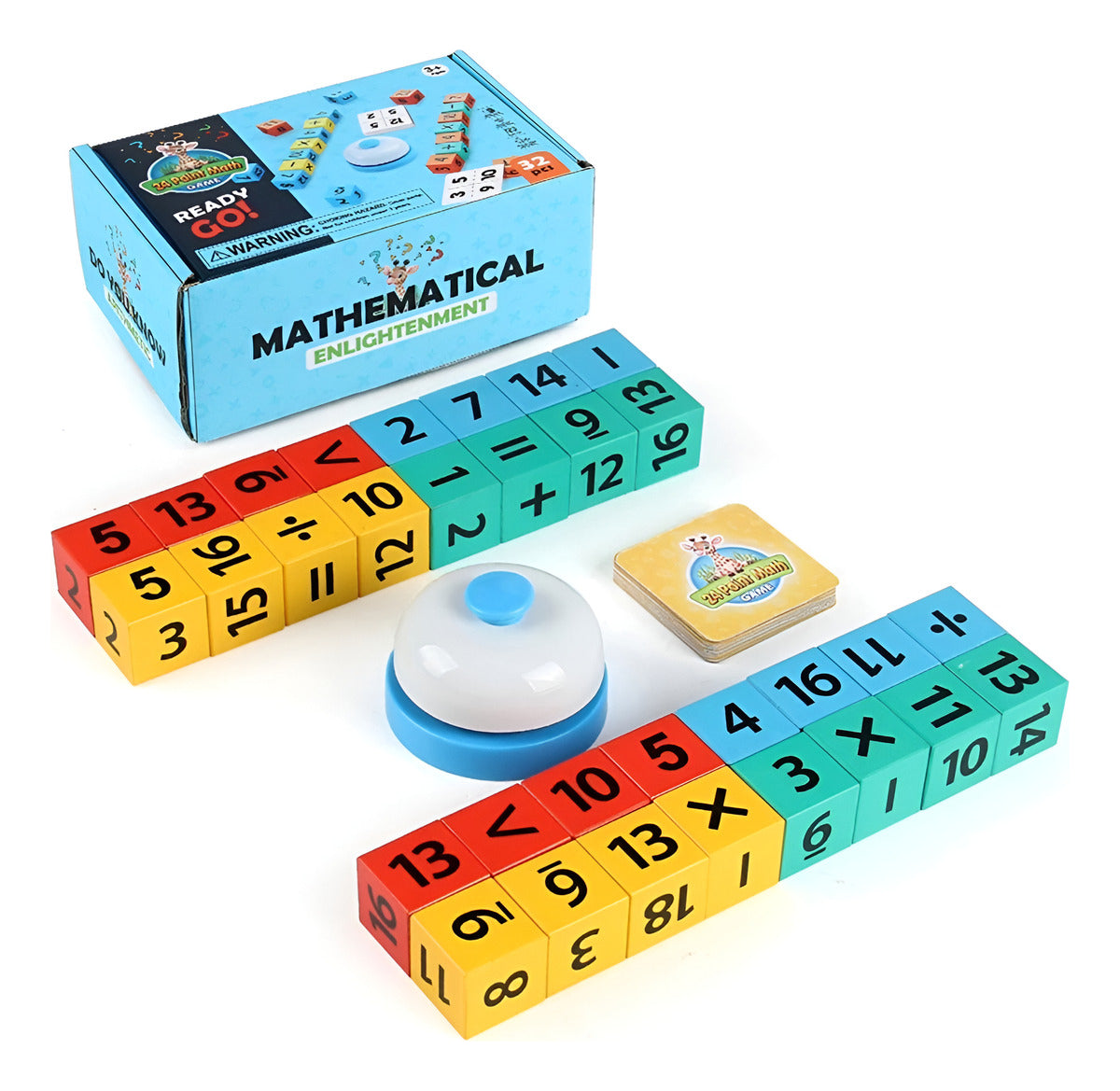 Bloques Magnéticos Juego Didáctico Matemático Ingenio 32pcs