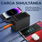 Power Bank Solar 80.000mah Bateria Portatil  Carga Rapida 22.5w