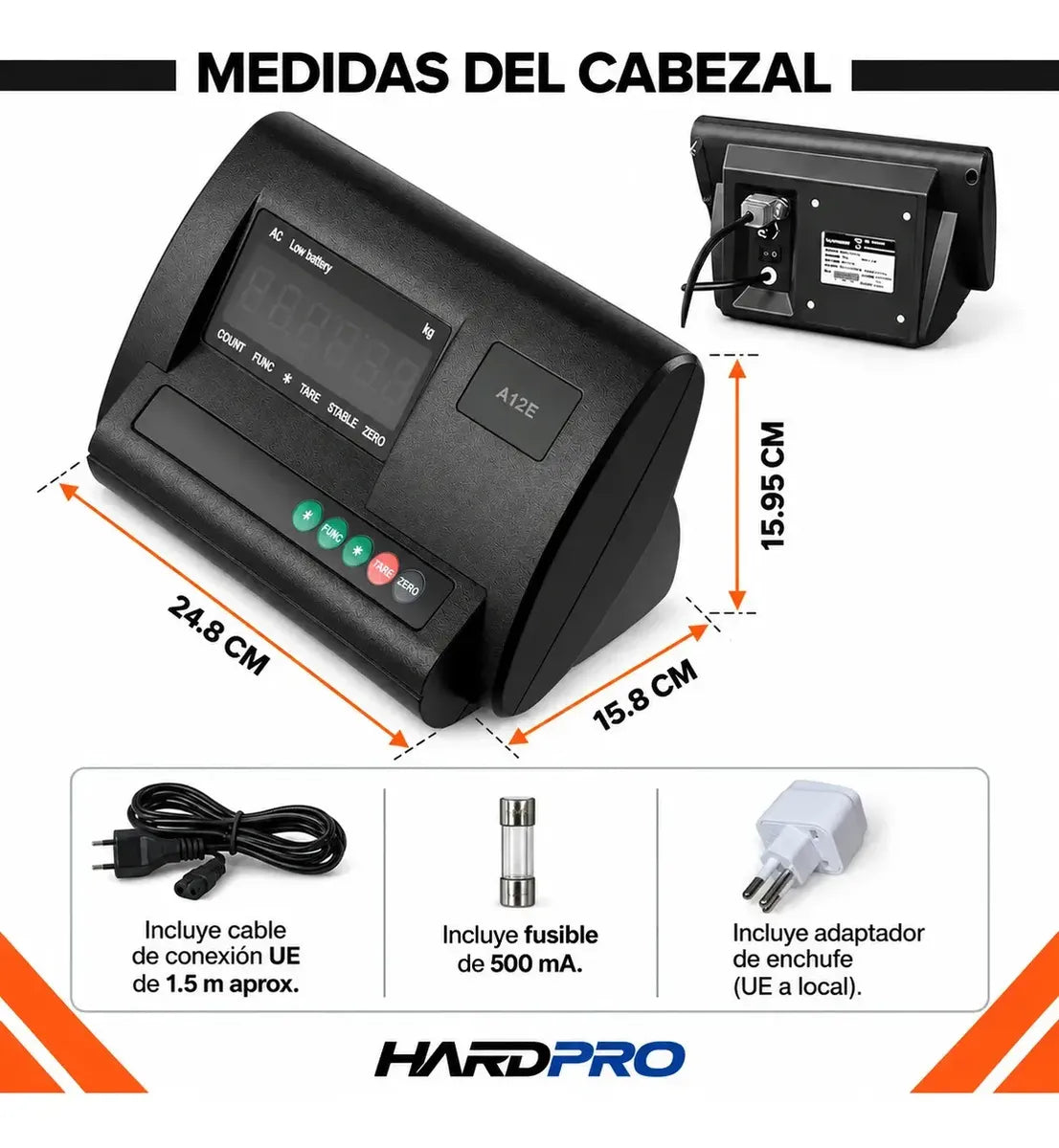 Balanza Plataforma Digital Industrial 3 Toneladas 1.2mx1.2m